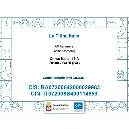 Appartement La Titina Italia Bari